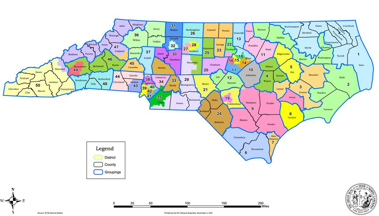 NC Senate Districts